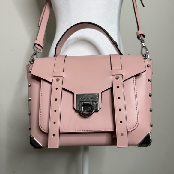 Michael Kors Pink Leather Manhattan Purse - Picture 6 of 15